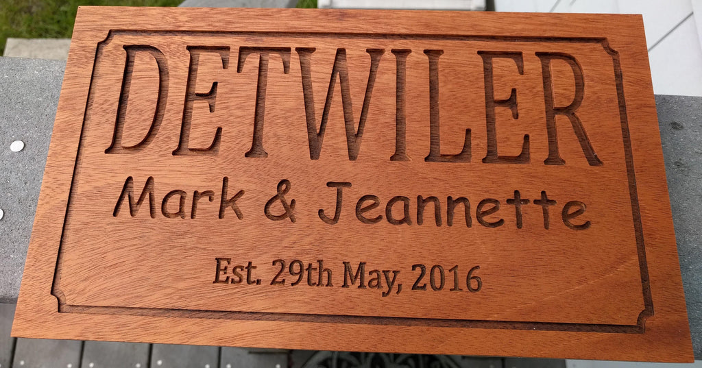 Detwiler's - Wedding Sign - May 2016