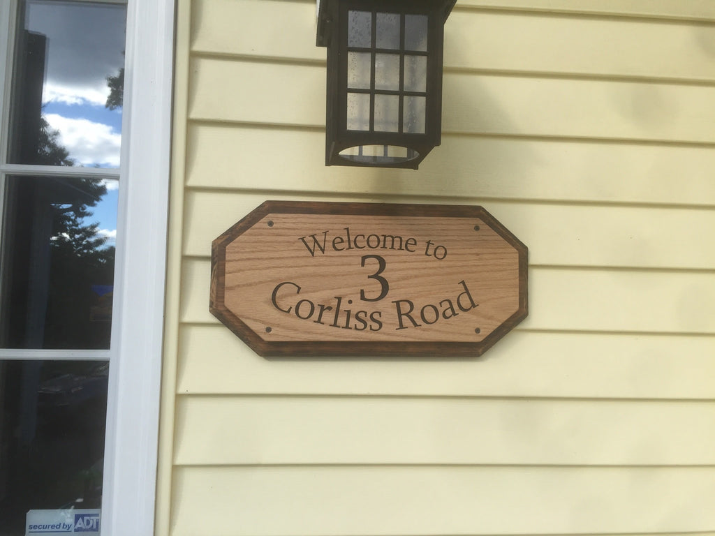 Street Address Sign - 3 Corliss Road