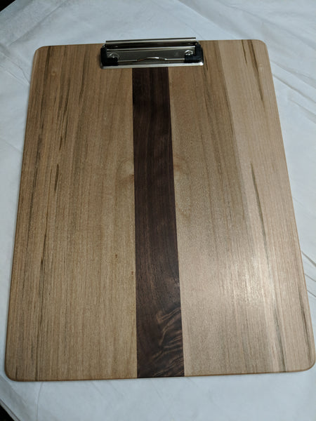 Clipboard - Maple with Walnut stripe