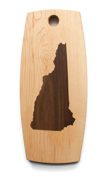 New Hampshire Cutting Board - Maple with Walnut Inlay - NH Cutting Board